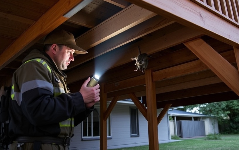 Under Deck Possum Removal in Keysborough